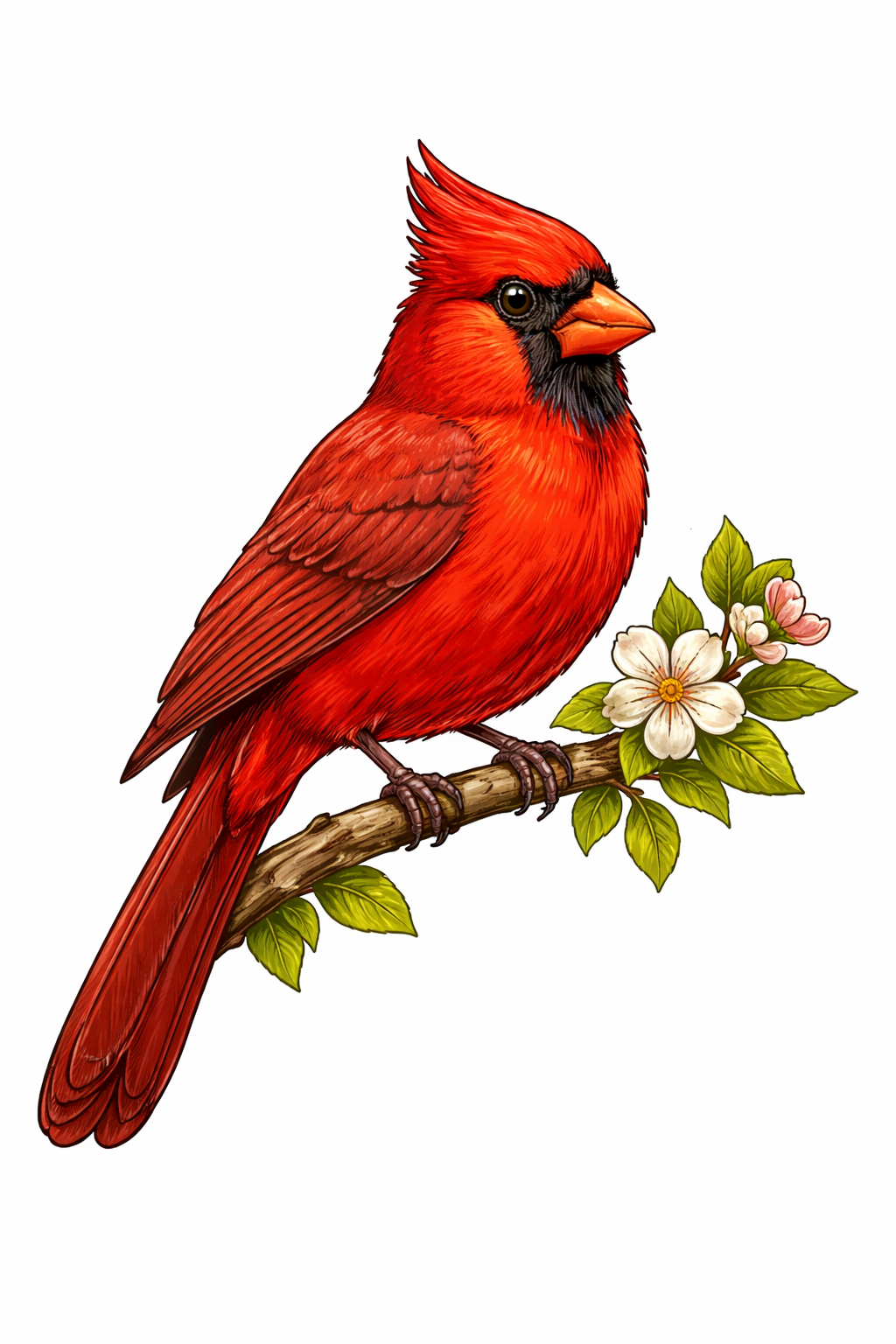 Cute Cardinal Stickers